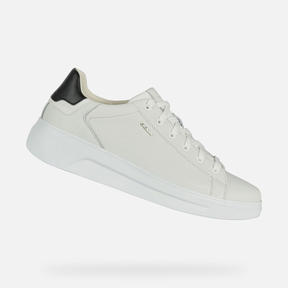 Geox Sneakers White Maestrale - Geox Mens Shoes - BFPGIV318